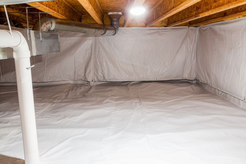 Insulation and Sealant in Crawlspace